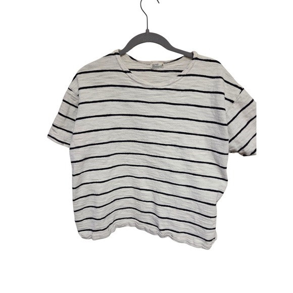 Duck Digger Striped T-Shirt‎ Crew Neck Short Sleeve Casual Top - Picture 1 of 5